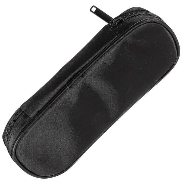 Sort lynlås makeupbørstetaske organizer til opbevaring