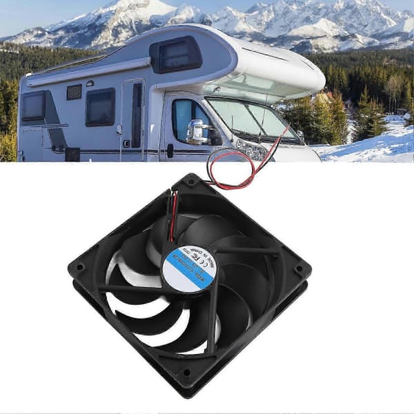 12V/24V Luftventilator Kylande Avgasventilator Framåt Bakåt Rotation för Husbilar och Yachter
