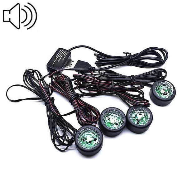 Universal Bil LED Atmosfærelys Nød Fodlys Stemmestyret Version Not Specified