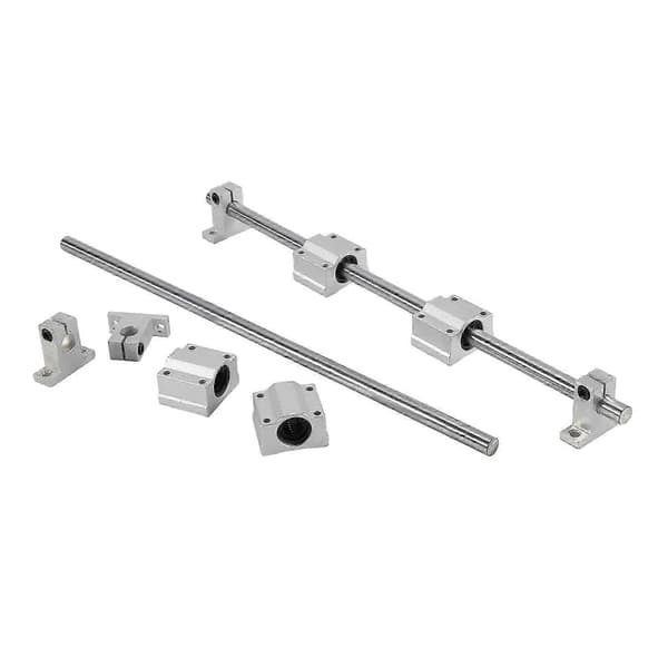 10 deler/sett med lineær akse OD12mm 400mm+SCS12UU lineært lager sete