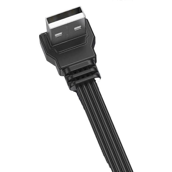 Höghastighetsdatakabel 480 Mbps dataöverföring USB 2.0 hane till hane-anslutningskabel 5cm  right