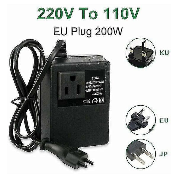 Nedtransformator 220V til 110V AC Nedtransformator