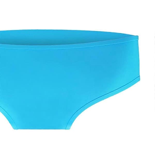 Kvinnor Bikini Baddräktsbyxor Silikon Underkläder Sommar Botten Strandbyxor Blå