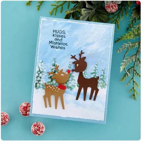 Jul-stansmallar i metall - Jultomte & Snöflingor