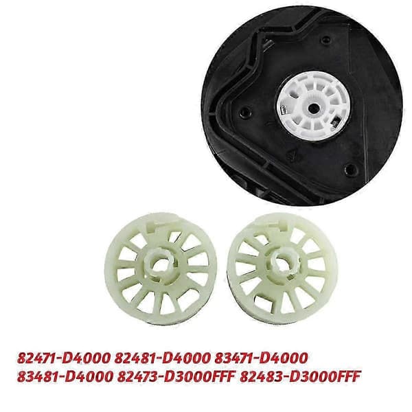1Par LH+RH Vindusregulator Gir Trommel for QL 2016-2019 82473-D3000FFF 82483-D3000FFF