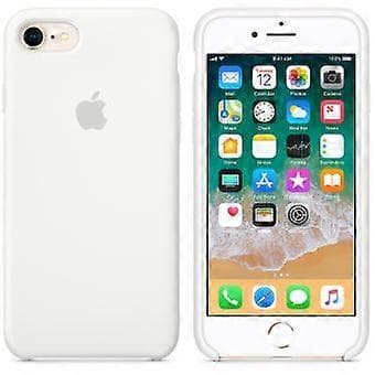 Hvit Apple silikondeksel for iPhone 7, 8 og SE2nd