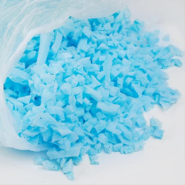 Andningsbart 1/2 kg memory foam-fyllning för sittsäckar och kuddar