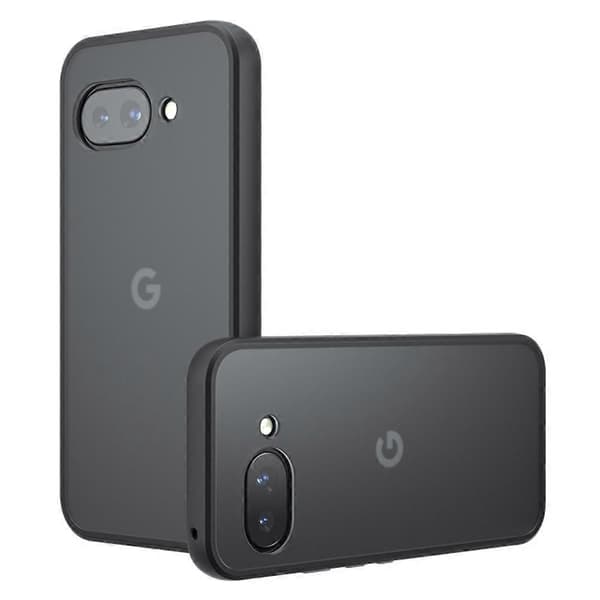 Til Google Pixel 9a Cover Skin-Touch TPU+PC Mat Telefoncover, Transparent Sort