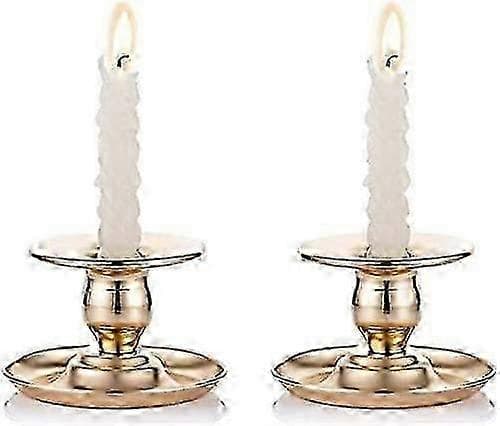 2-delt retro krystall lysestakesett, vintage aromaterapi lysestaker til jul