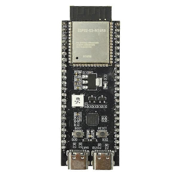 ESP32-S3-DevKitC-1 Board ESP32-S3-N16R8 CP2102 Seriel Chip WiFi BLE Dual Core Microcontroller Udviklingsmodul