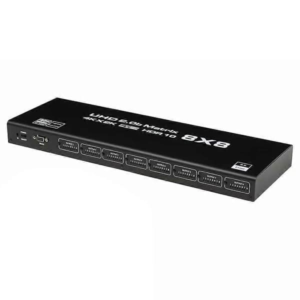 8 x 8 HDMI Matrix Switch Converter 4K 60Hz HDCP2.2 Dekoder HDMI 2.0 Digital Matrix Splitter med Fjernkontroll