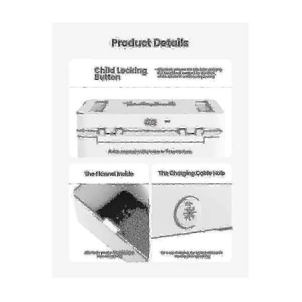 Självkontroll Timerbox 5L med Barnlås & Digital Display för Enheter