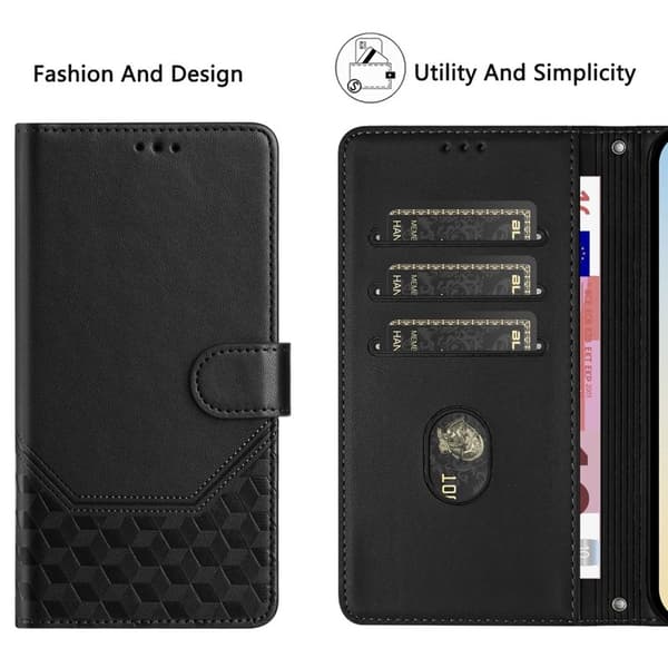 Samsung Galaxy S26 Ultra-deksel preget bikube RFID-beskyttelse - Svart