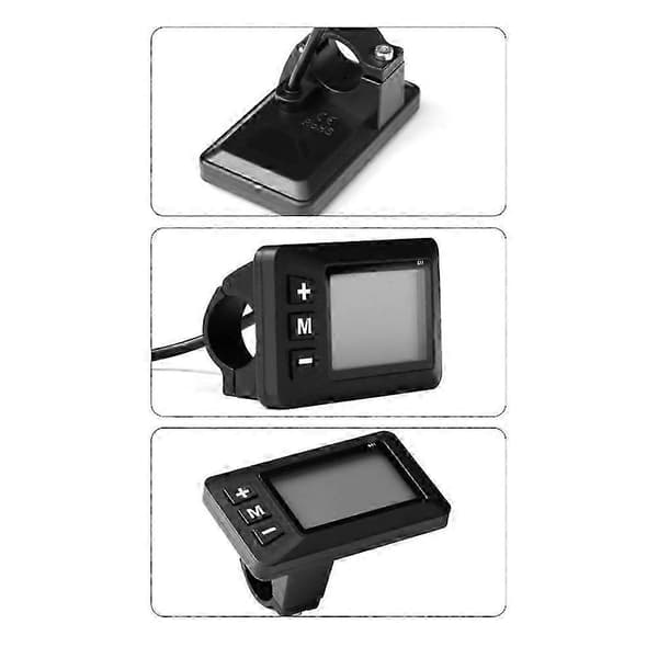 5-pins LCD hastighetsdisplay vanntett multispennings 24V/36V/48V E-scooter akselerator