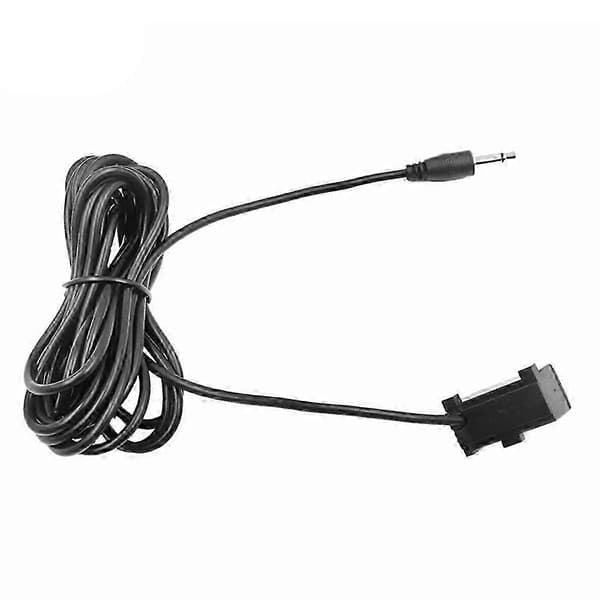 Bil takkonsoll mikrofon 3,5 mm plugg ekstern kablet mikrofon Black