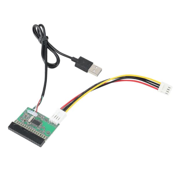USB til 34-bens diskettedrevadapterkabel til 3,5 tommer 1,44 MB diskette Green
