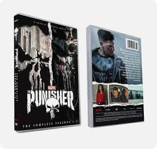 The Punisher Säsong 1-2 Komplett Samling 6-Disc DVD engelsk version Förseglad Box
