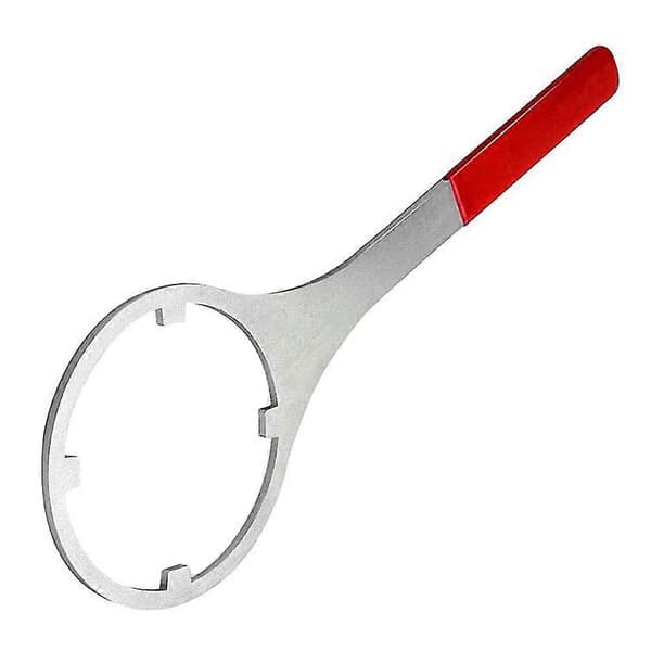 4,8 tommer Innvendig Diameter Kraftig Metall Vannfilterhusnøkkel Silver