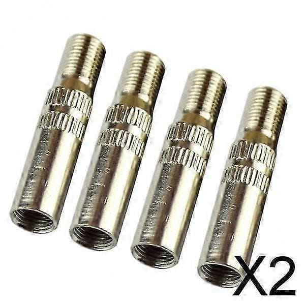 2-4PCS Bil Cykel Motorcykel Koppar Däckventilförlängning 2 Pcs