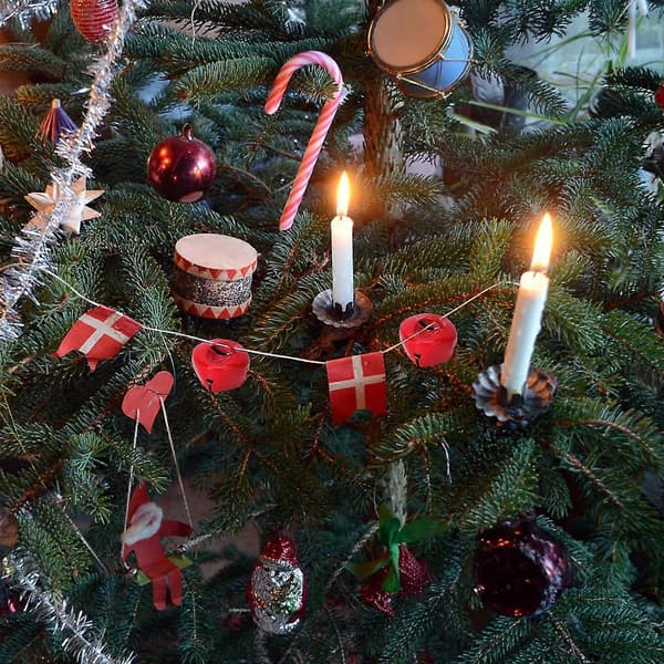 36 st julbjällror mini bjällror set för pyssel (röd vit)