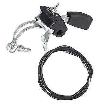[14]Replacement Throttle Handle for Gasoline Tillers and Power Trowels 168F 170F Switch (Switch+1.25m Cable)