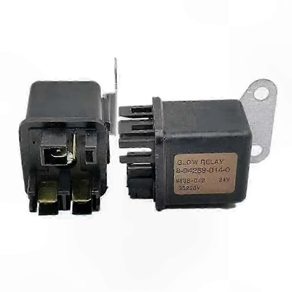 Industriel Diesel Gløderelæ 24V Forvarmningscontroller 8942580140 Elektrisk Afbryder til Entreprenørmaskiner -Z