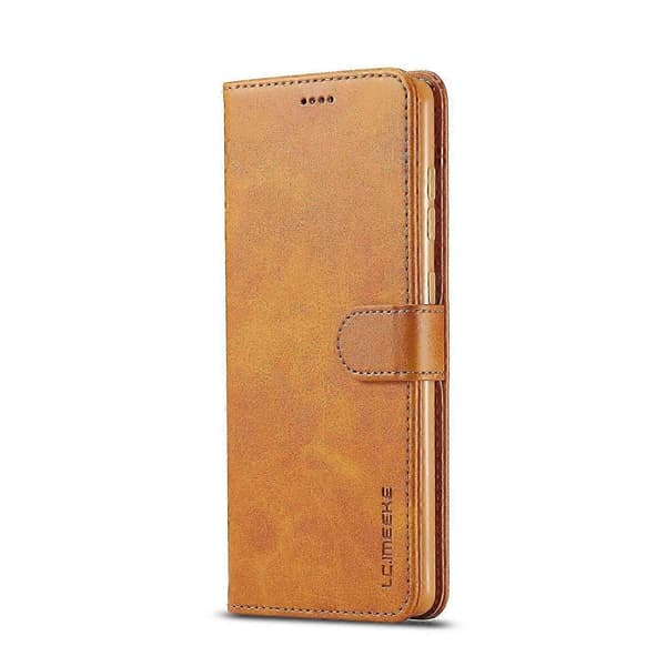 LC.IMEEKE Pung Stand Læder Mobilcover til Samsung Galaxy A41 (Global Version) Multicolor Style E
