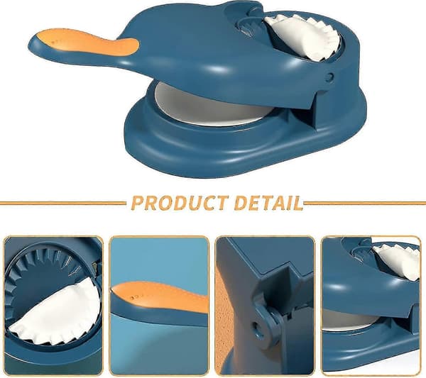 Dumpling Maker 2-i-1 Dumplingform, Manuell Degpress för Dumplingskal, Snabba Dumplingverktyg för Hemmet, Köket