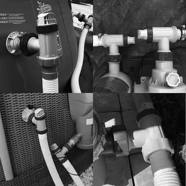 Intex 2-pack Piston Valve for Above Ground Pool with Gaskets and Nuts