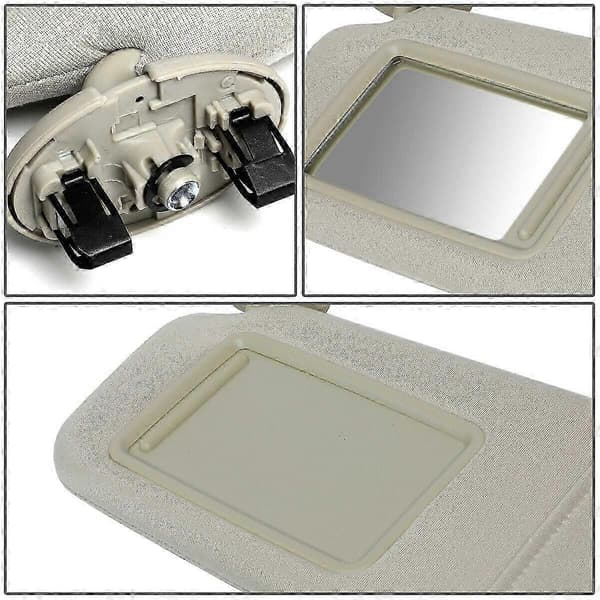 2007-2011 Bil Vänster Förarsida Solskydd, Hållbar Solskyddsbyte Light Beige
