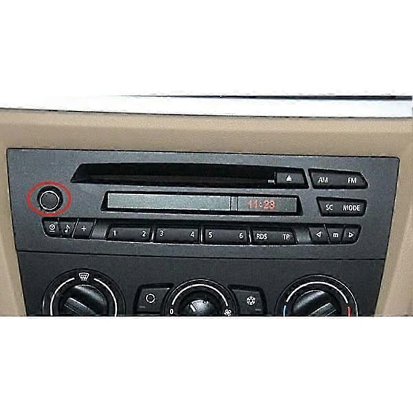 Interiør Radio CD-spiller Volumknappdeksel for BMW E90 E91 E92 E81 E82 E87 E88 X1 E84 Z4 E89