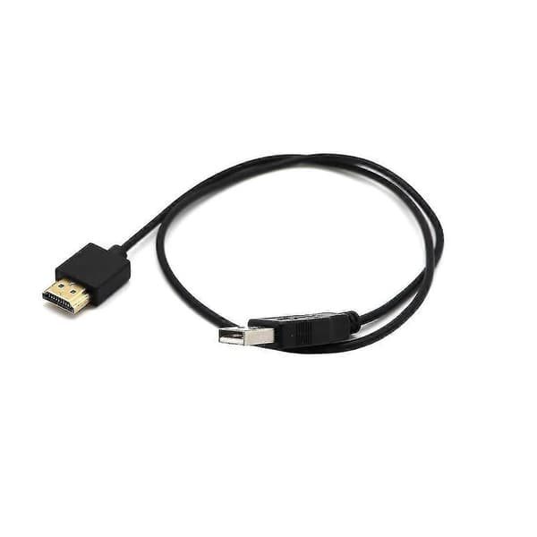 HDMI 1.4 til USB 2.0-omformerplugg for enhetstilkobling black