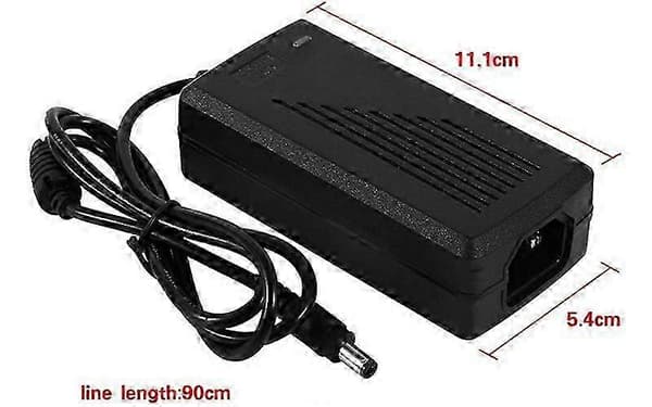 12V 5A DC Strömadapter 100V-240V AC Ingång Universell Användning