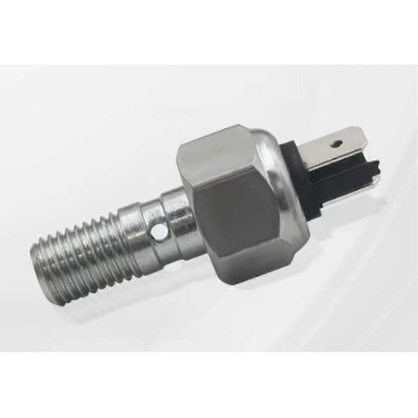 Motorsykkel Hydraulisk Brems Stopplys Kabel Bremsesensorbryter for 2008-2017 Harley Dyna FXD Super Glide 72026-08A Silver