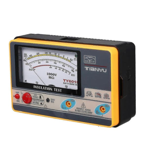 0-2000MΩ Isolasjonstester 1000V Digital Ohmmeter Håndholdt Megger Utgave C