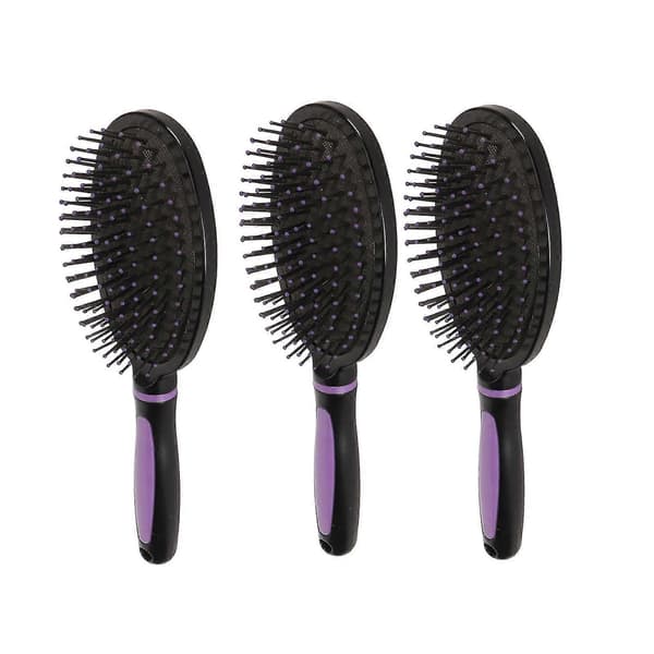 3 st oval hårkam hårbottenmassager styling stor bräda luftkuddeborste kam för hushåll -Z 5 5