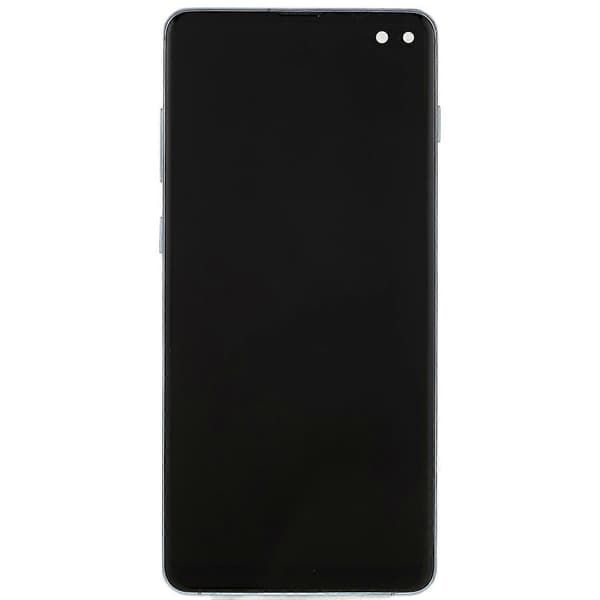 Til Samsung Galaxy S10 Plus G975 LCD-skærm og Digitizer-samling + Rammeudskiftningsdel Multicolor Style B