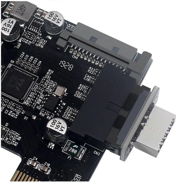 USB 3.0 Header till USB 3.2 Typ E Frontpanelomvandlare A-dwdz