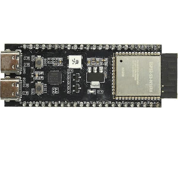 ESP32-S3-DevKitC-1 Kort ESP32-S3-N16R8 CP2102 Seriell Chip WiFi BLE Dual Core Mikrokontroller Utvecklingsmodul