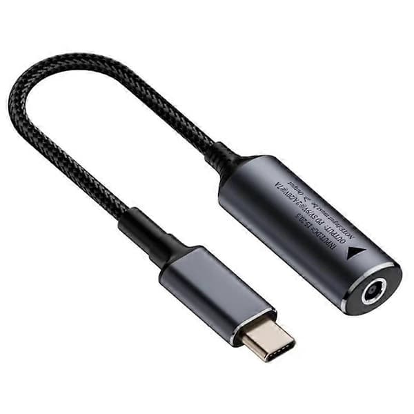 Lemonda Laptop 140W strømplugg 4.5x3.0mm DC 5V 9V 20V hunn til Type-C hannadapter