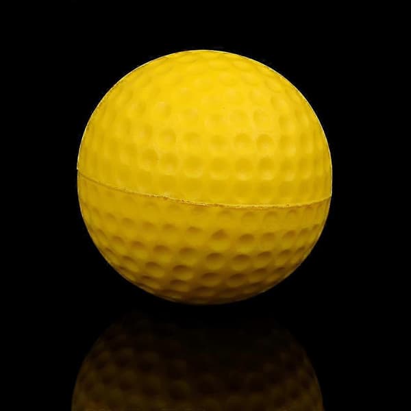 Gula mjuka golfbollar i skum för träningsövning Yellow
