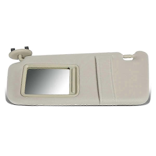 2007-2011 Bil Venstre Førerside Solskærm, Holdbar Solskærm Erstatning Light Beige