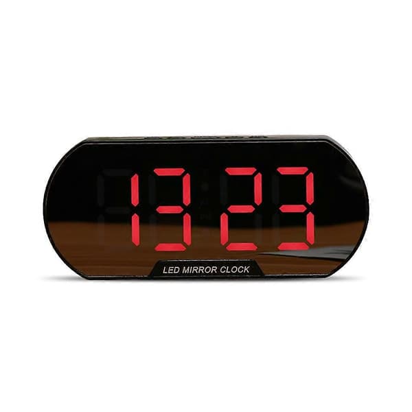 Digital väckarklocka LED spegelklockor elektronisk multifunktionsdekoration
