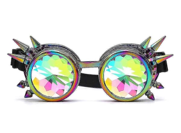 Kaleidoskooppilasit Sateenkaari Rave Prisma Diffraktio