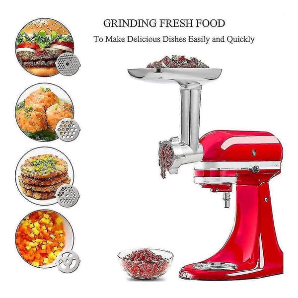 Kitchenaid Stand Mixer Kødhakker Tilbehør Inkluderer Pølsefylder