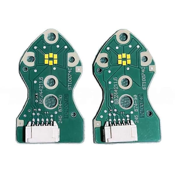 2 stk. LED-kørelys til front, chipkort, citrongul lyskilde til Tesla Model 3 Angel Eye Light PCB-kort Green