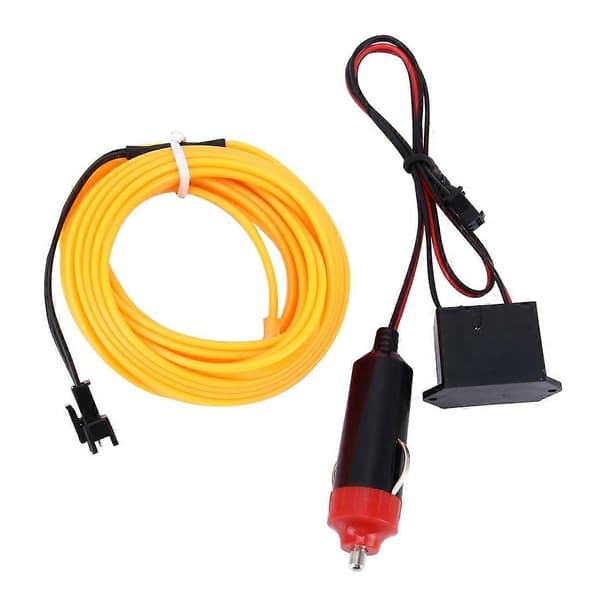 4m kaldt lys fleksibel LED-stripe for bildekorasjon Yellow Light