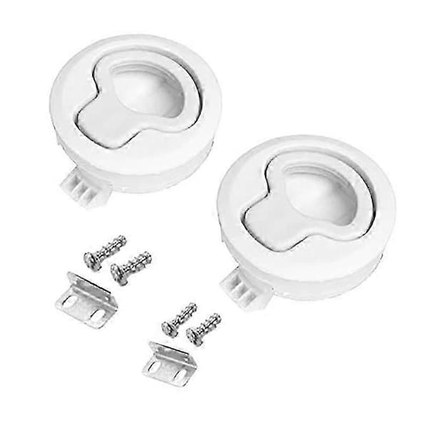 [14]Boat Latch Flush Pull Latch Round Pull Latch Marine Hatch Latch For Boat Deck Rv Cabinet Door Drawers