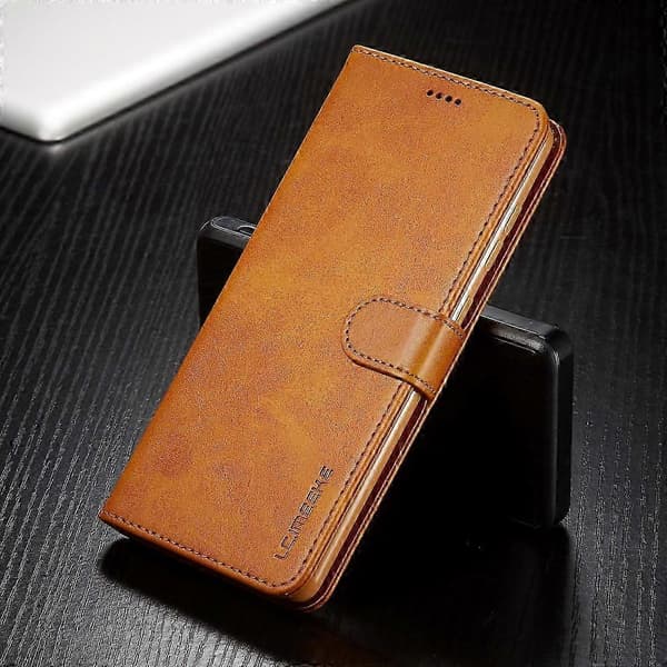 LC.IMEEKE Pung Stand Læder Mobilcover til Samsung Galaxy A41 (Global Version) Multicolor Style E