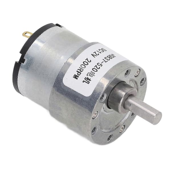 DC 12V girmotor med Hall-koder, 200RPM hastighetsreduksjonsmotor for robotutstyr